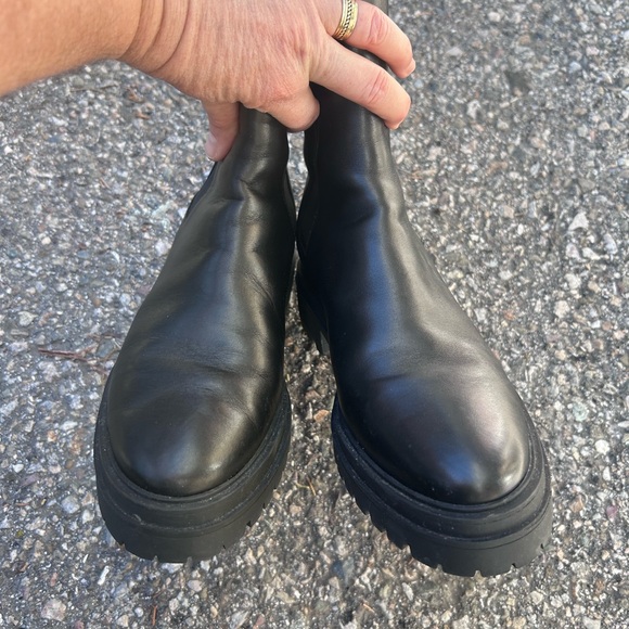 ba&sh CODA Leather Chelsea Boots - Picture 6 of 10